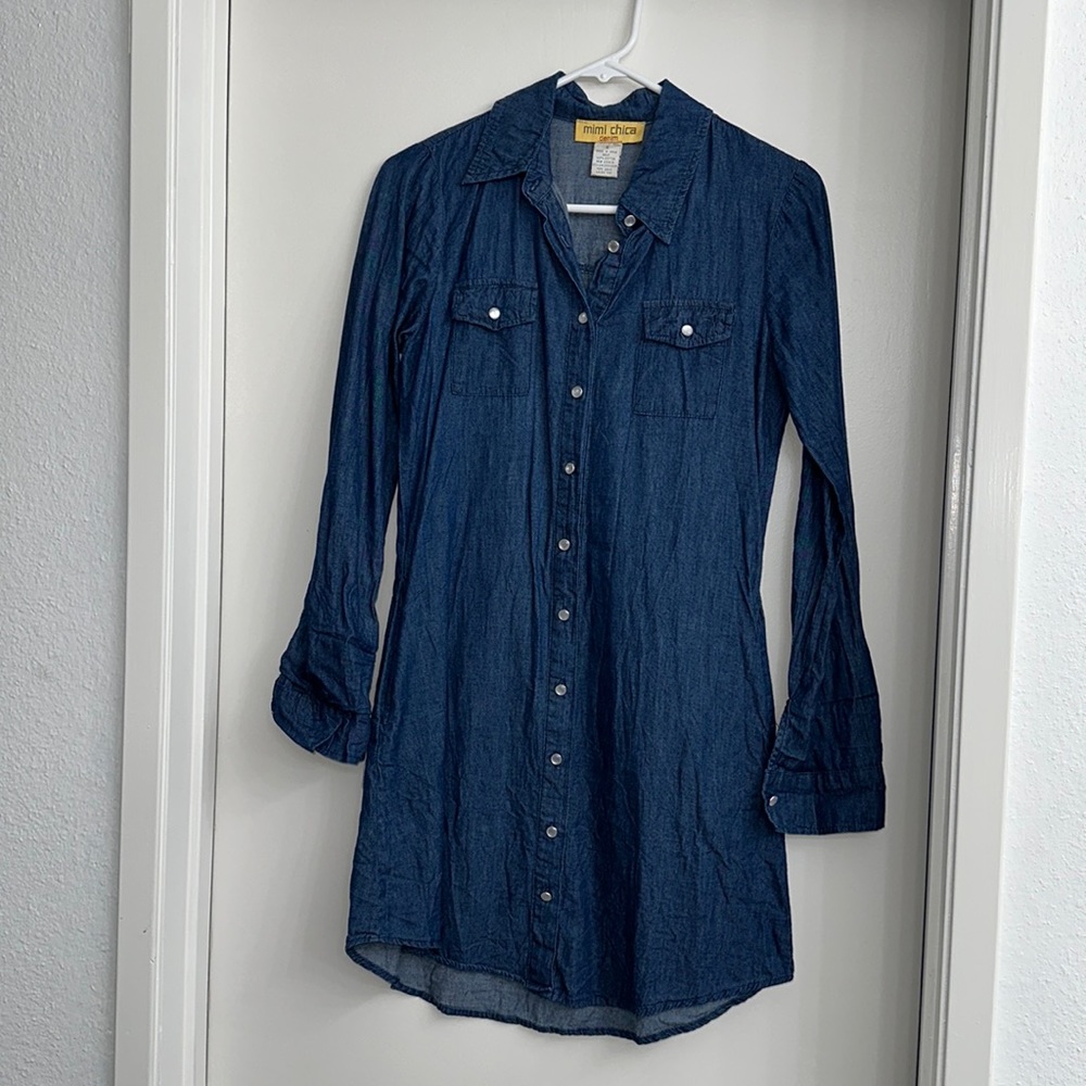 Mimi Chica Denim Dress - Size S